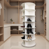 Luxury Modern PVC Hotel Shoe Rack Cabinet with Storage for Home and Shop Display