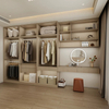 Cream color bedroom furniture solid wood particle board custom bedroom wardrobe