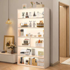 Modern simple transparent glass door home living room storage display cabinet
