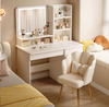 New Discount Stylish Simple Wooden Furniture Solid Wood Customizable Cloakroom Bedroom Large Capacity Storage Dressing Table