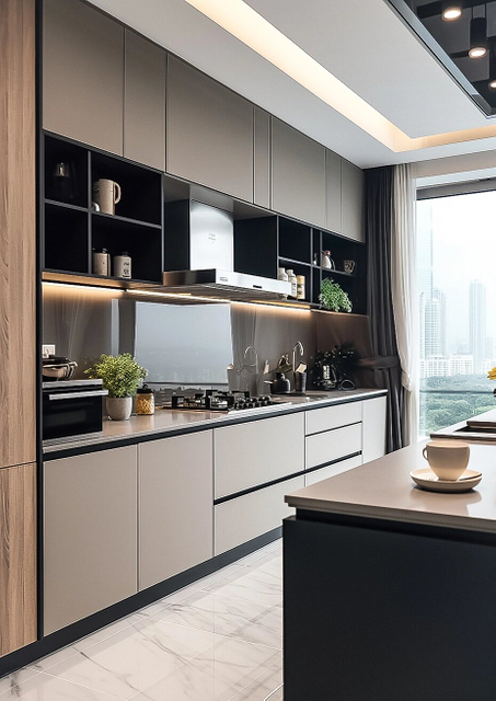 Project Grade Kitchen Cabinets | Hotel & Apartment Cabinet Supplier