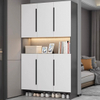 Modern Simple Wooden MDF Living Room Bedroom Double Door Shoe Storage 