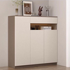 Modern Simple Wooden MDF Living Room Bedroom Double Door Shoe Storage 
