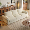 2025 New Factory Direct Sales Japanese Style Living Room Straight Row Custom Fabric Sofa