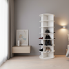 Luxury Modern PVC Hotel Shoe Rack Cabinet with Storage for Home and Shop Display