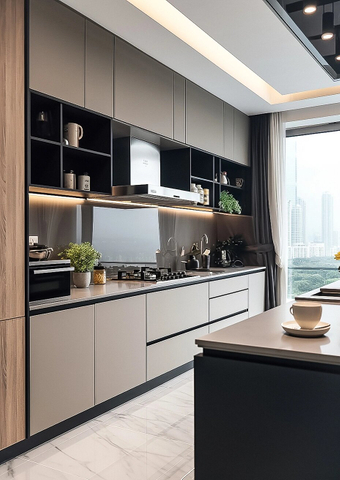 Modern Custom Kitchen Cabinets | Eco-Friendly Panel Cabinet Wholesale